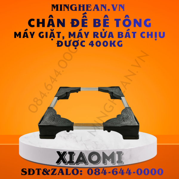 Chân đế bê tông cho máy giặt, máy rửa bát chịu được 300kg