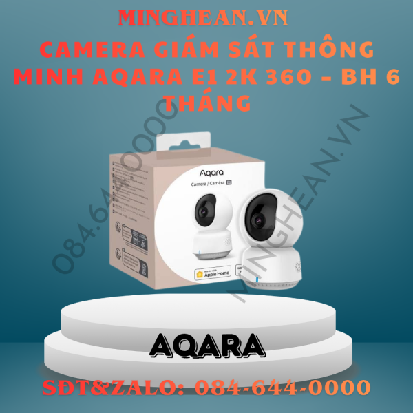Camera Giám Sát Thông Minh Aqara E1 2K 360 - BH 6 tháng
