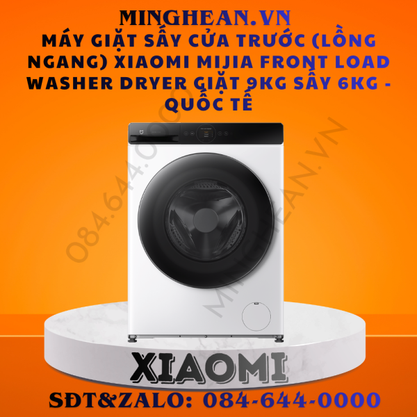 Máy giặt sấy cửa trước (lồng ngang) Xiaomi Mijia Front Load Washer Dryer Giặt 9kg Sấy 6kg