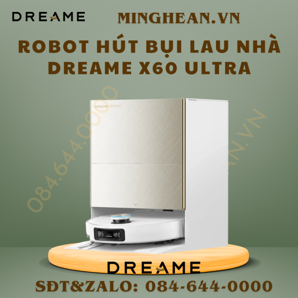 Robot hút bụi lau nhà Dreame X60 Ultra