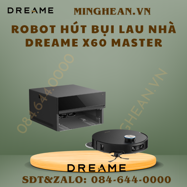 Robot hút bụi lau nhà Dreame X60 Master
