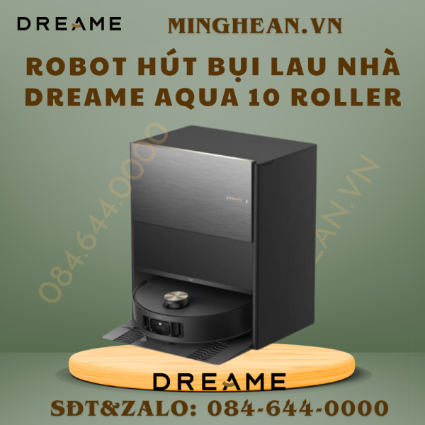 Robot hút bụi lau nhà Dreame Aqua 10 Roller - BH 24 tháng