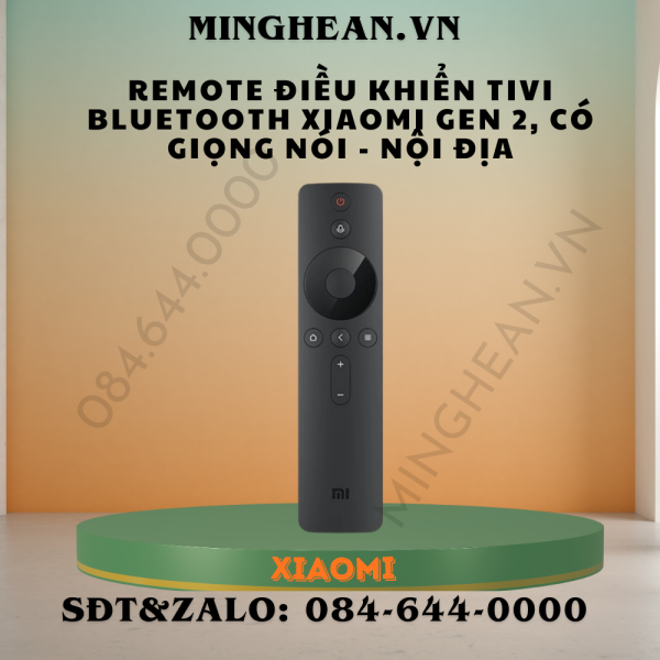 Remote điều khiển Tivi Bluetooth Xiaomi gen 2, có giọng nói - Nội Địa