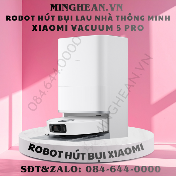 Robot hút bụi lau nhà thông minh Xiaomi Vacuum 5 Pro