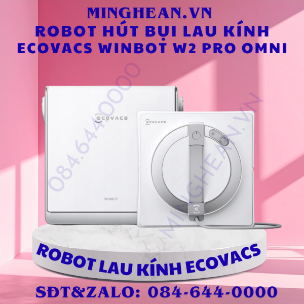 Robot lau kính Ecovacs Winbot W2 Pro Omni