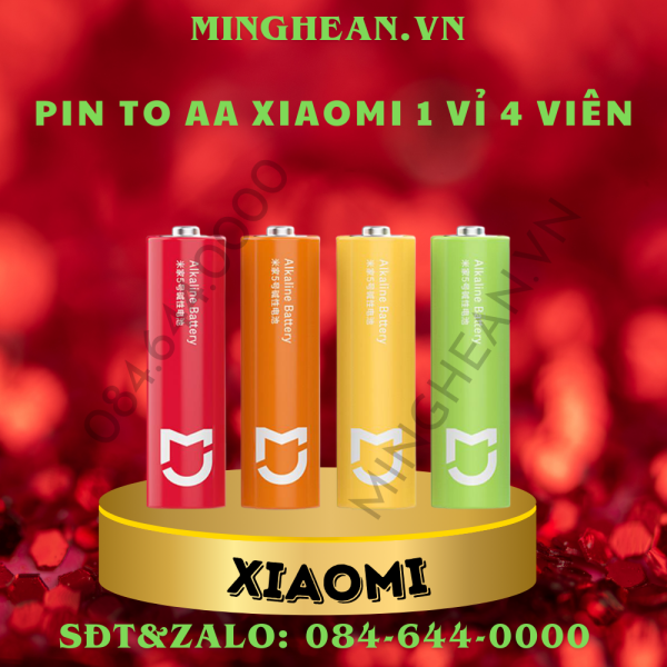 Pin to AA Xiaomi 1 vỉ 4 viên