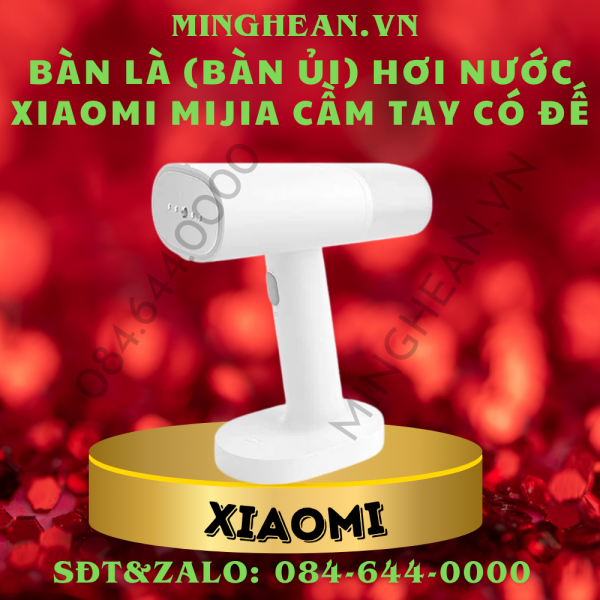 Bàn là (bàn ủi) hơi ước Xiaomi mijia cầm tay có đế