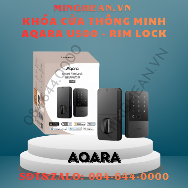 Khóa cửa thông minh Aqara U500 - Rim Lock