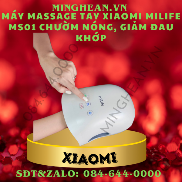 Máy massage tay Xiaomi miLife MS01 chườm nóng, giảm đau khớp