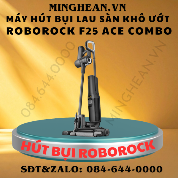 Máy hút bụi lau nhà ướt và khô Roborock F25 ACE Combo
