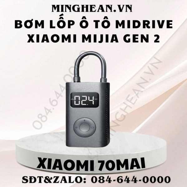 Máy bơm lốp xe ô tô Xiaomi Mijia gen 2