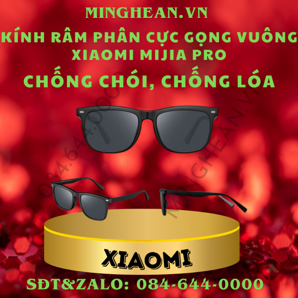 Kính râm phân cực gọng vuông Xiaomi Mijia Pro - Chống chói, chống lóa