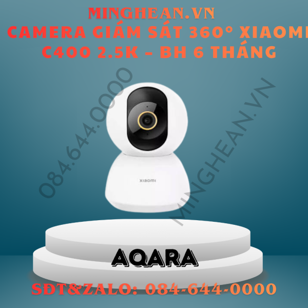 Camera giám sát 360° Xiaomi C400 2.5K - BH 6 tháng
