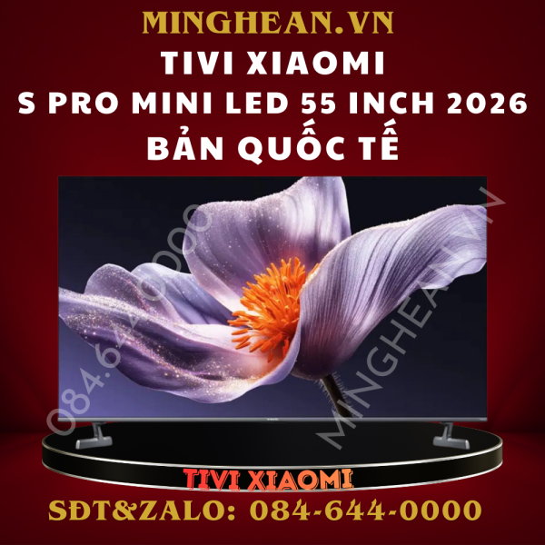 Tivi Xiaomi S Pro Mini LED 55 2026 – Bản Quốc Tế