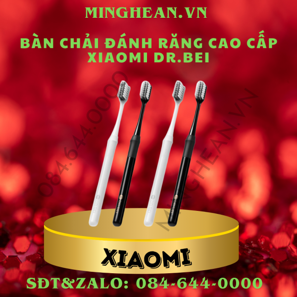 Bàn chải đánh răng cao cấp Xiaomi Dr.Bei ( Cả bộ 4 cái 180K)