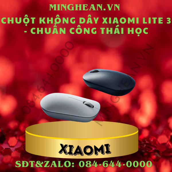 Chuột không dây Xiaomi Lite 3 - Chuẩn công thái học