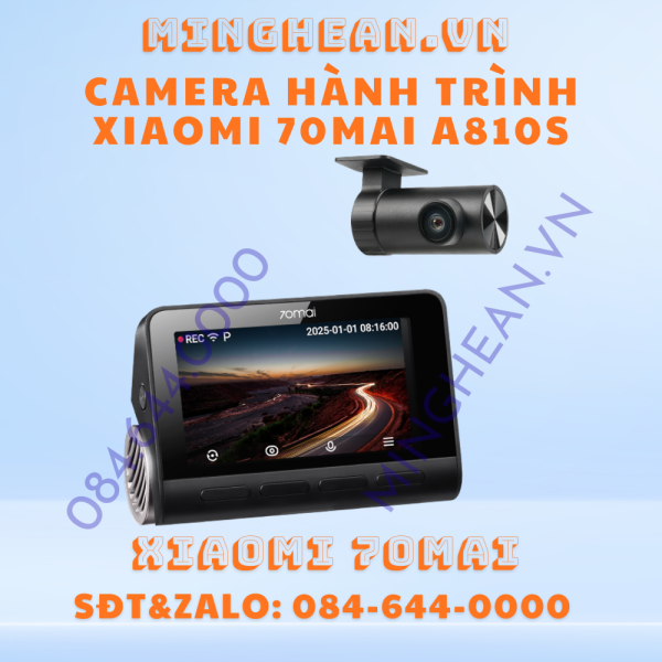 Camera hành trình ô tô Xiaomi 70mai A810S 4K