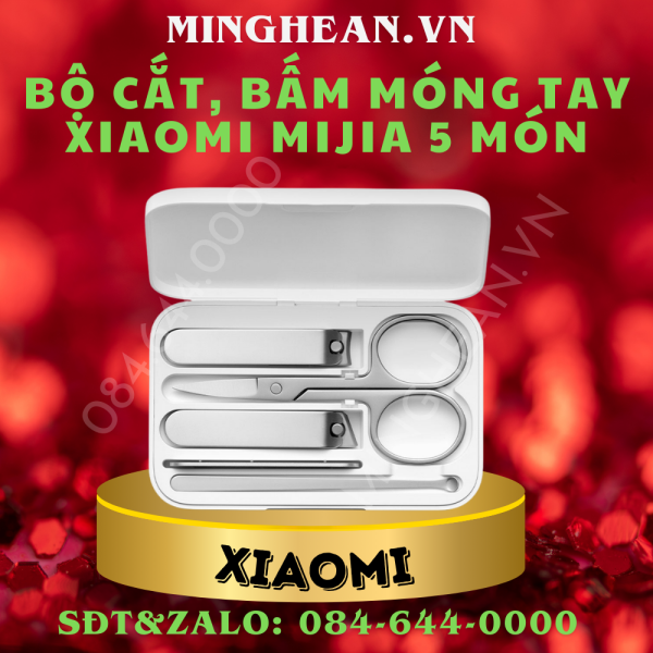Bộ cắt, bấm móng tay Xiaomi Mijia 5 món