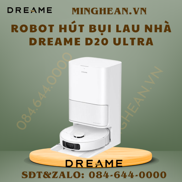 Robot hút bụi lau nhà Dreame D20 Ultra