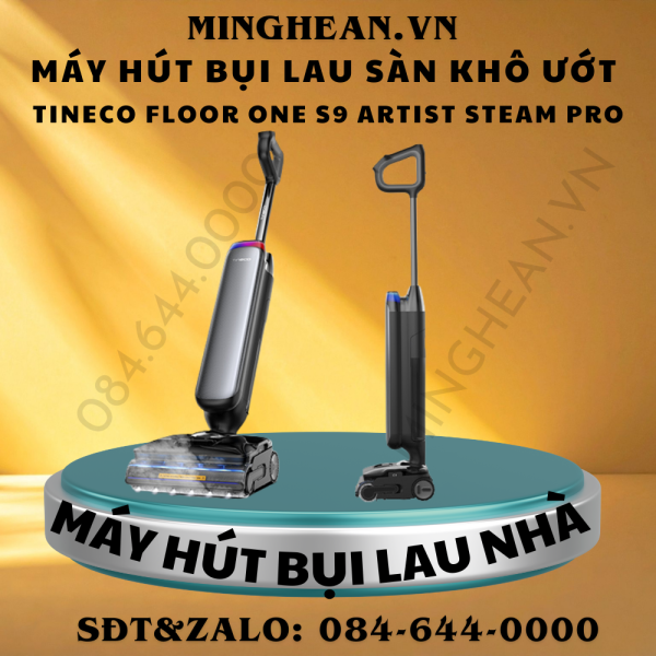 Máy hút bụi lau sàn khô ướt Tineco Floor One S9 Artist Steam Pro