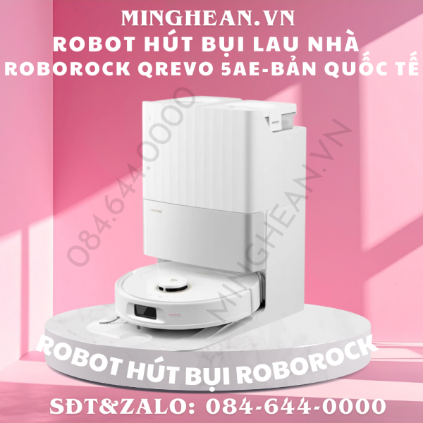 Robot hút bụi lau nhà Roborock Qrevo 5AE – Bản Quốc Tế