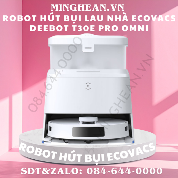 Robot hút bụi lau nhà thông minh Ecovacs Deebot T30e Pro Omni