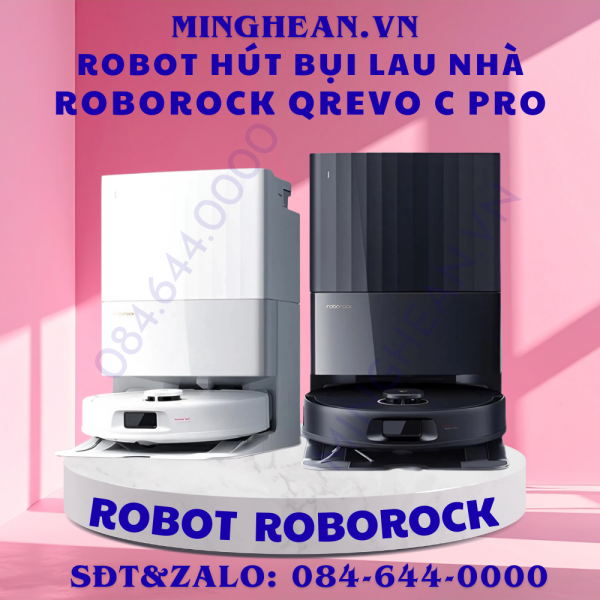 Robot hút bụi lau nhà Roborock Qrevo C Pro – Bản Quốc Tế