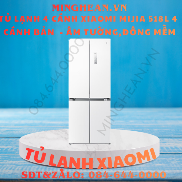 Tủ lạnh Xiaomi Mijia 518L 4 cánh - Âm tường, Đông mềm