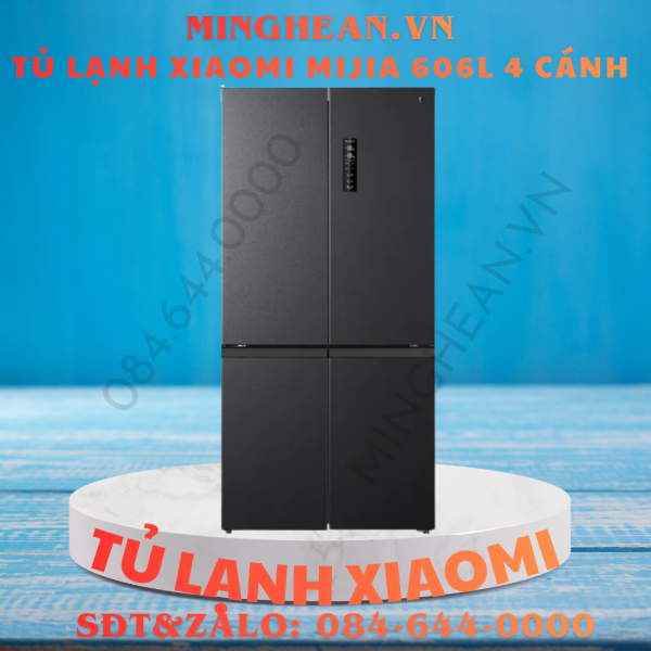 Tủ lạnh Xiaomi Mijia 606L 4 cánh – Cấp đông nhanh, tiết kiệm điện