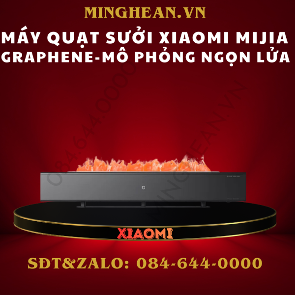 Máy quạt sưởi Xiaomi Mijia Graphene - Mô phỏng ngọn lửa