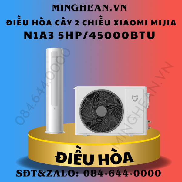 Điều hòa cây (đứng) 2 chiều Xiaomi Mijia N1A3 5HP/45000BTU