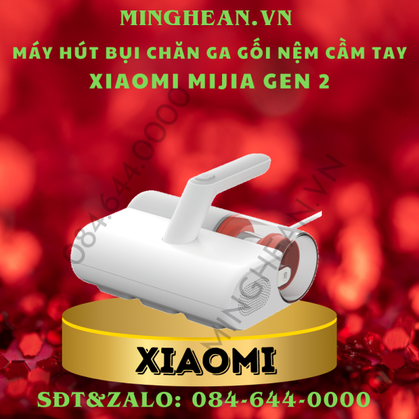 Máy hút bụi chăn ga gối nệm cầm tay diệt khuẩn UV Xiaomi Mijia gen 2