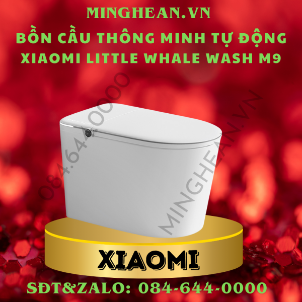 Bồn cầu tự động thông minh Xiaomi Viomi Little Whale M9 - Nắp lập cảm ứng